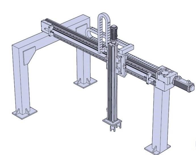 關(guān)于CNC機(jī)床桁架式機(jī)器人組成部件介紹